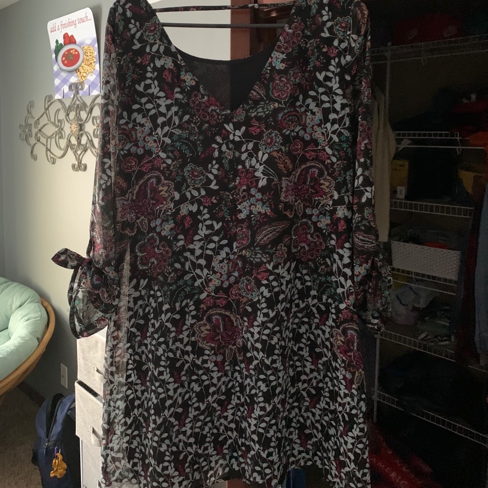 Multicolor floral dress